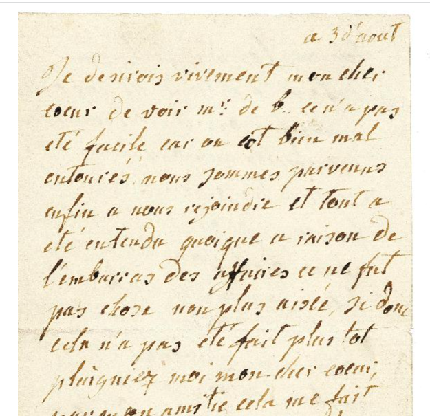 Une lettre inconnue de Marie-Antoinette à Madame de Polignac ?  Tzolzo42