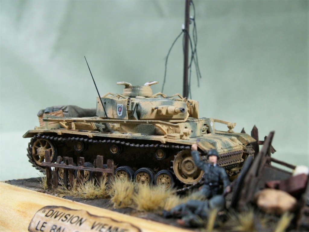 "DIVISION VIENNE" LE BAL SANGLANT  panzer III Ausf N revell  1/72 dio terminé Divisi11