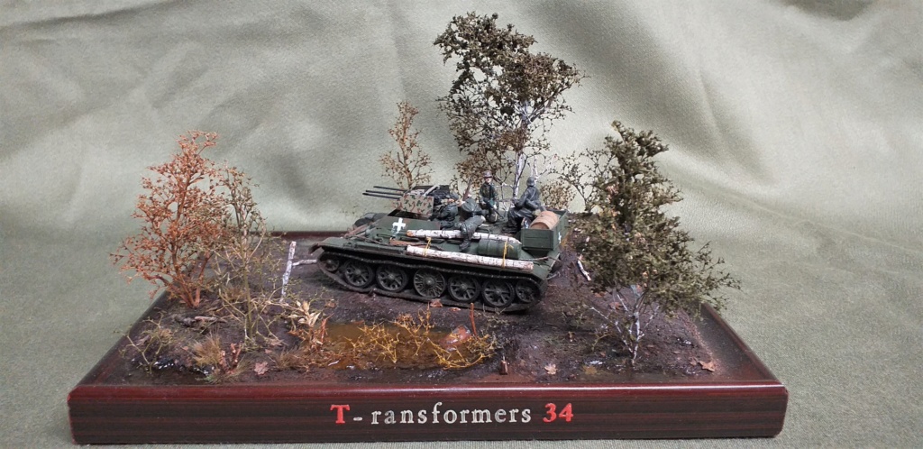 <<T- ransformers 34>>dio términé T-34 dragon + kit de conversion drilling Kora T-rans12