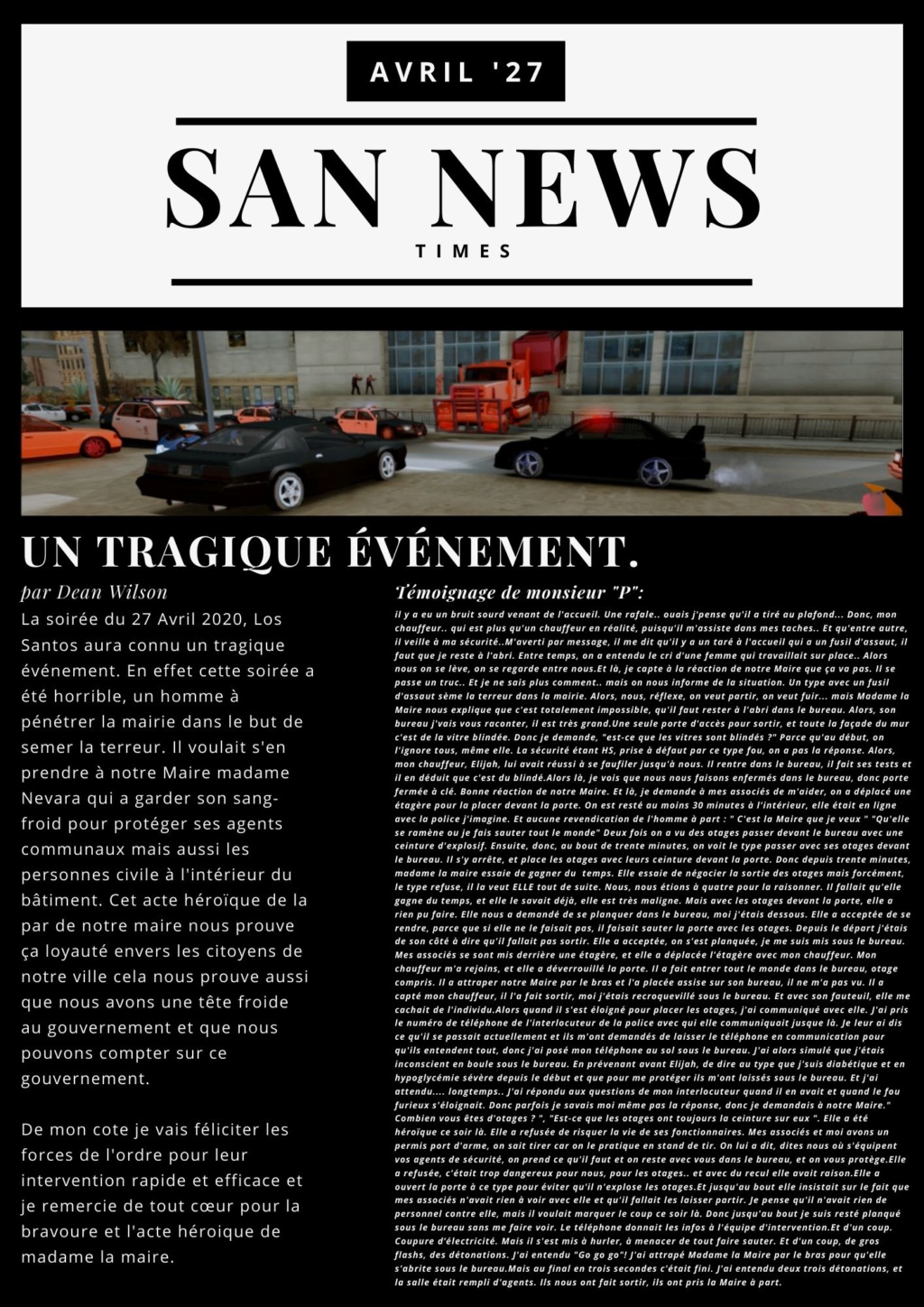 SAN NEWS TIMES | Edition du 27 Avril 110