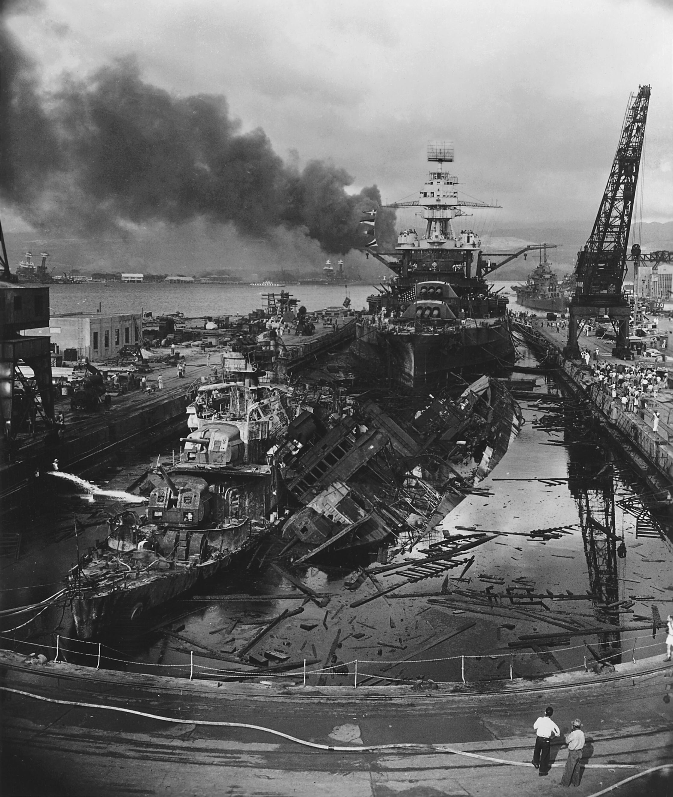 L'attaque de Pearl Harbor 7 décembre 1941 Pennsy10