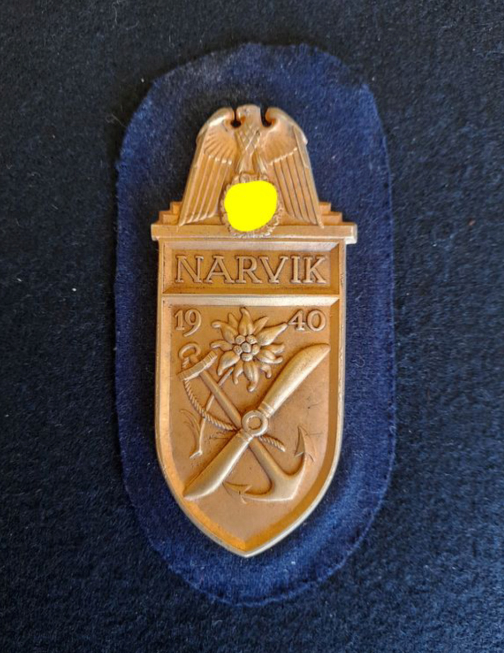 Authentification plaque Narvik WW2 3795d710