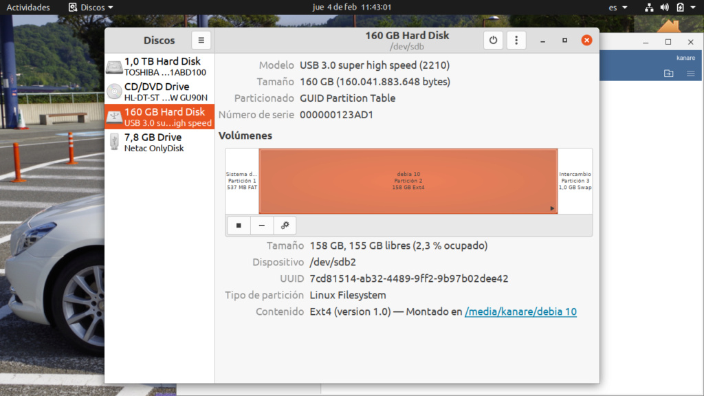 Instalar Debian 10.07  en un disco duro exterior HDD Captur17