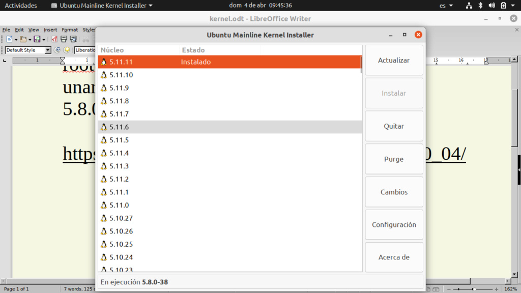Mainline: Otra herramienta para instalar el kernel más reciente en Ubuntu  Captur35