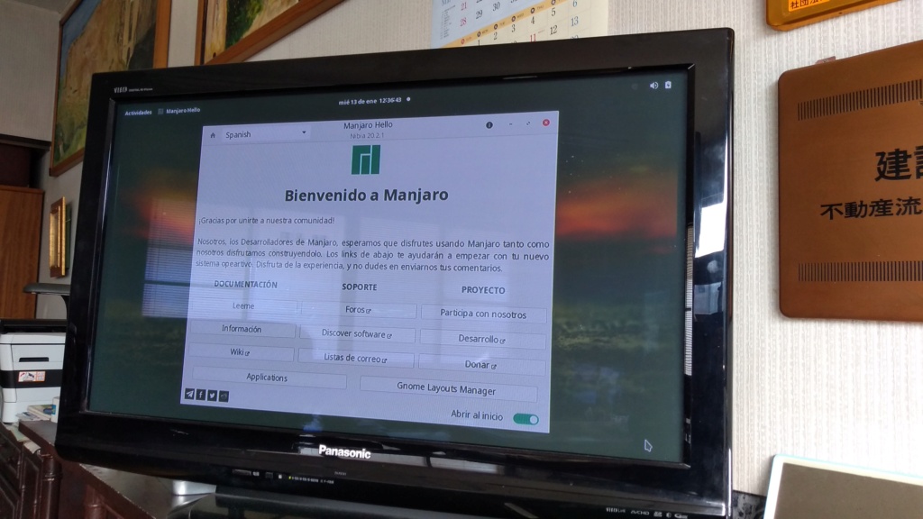 No hace mucho instale de nuevo Manjaro a la primera dentro de mi disco duro de 1TB Img_2036