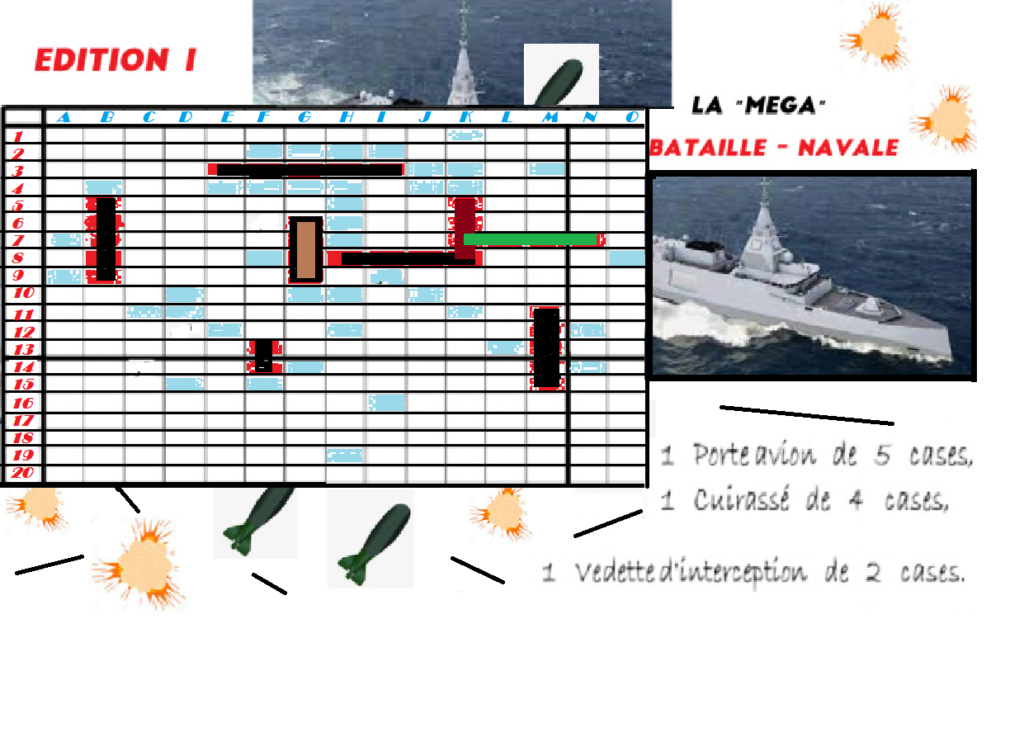 LA BATAILLE NAVALE - 2 TIRS CHACUNS - Odile est à l'eau ! - Page 5 Batail20