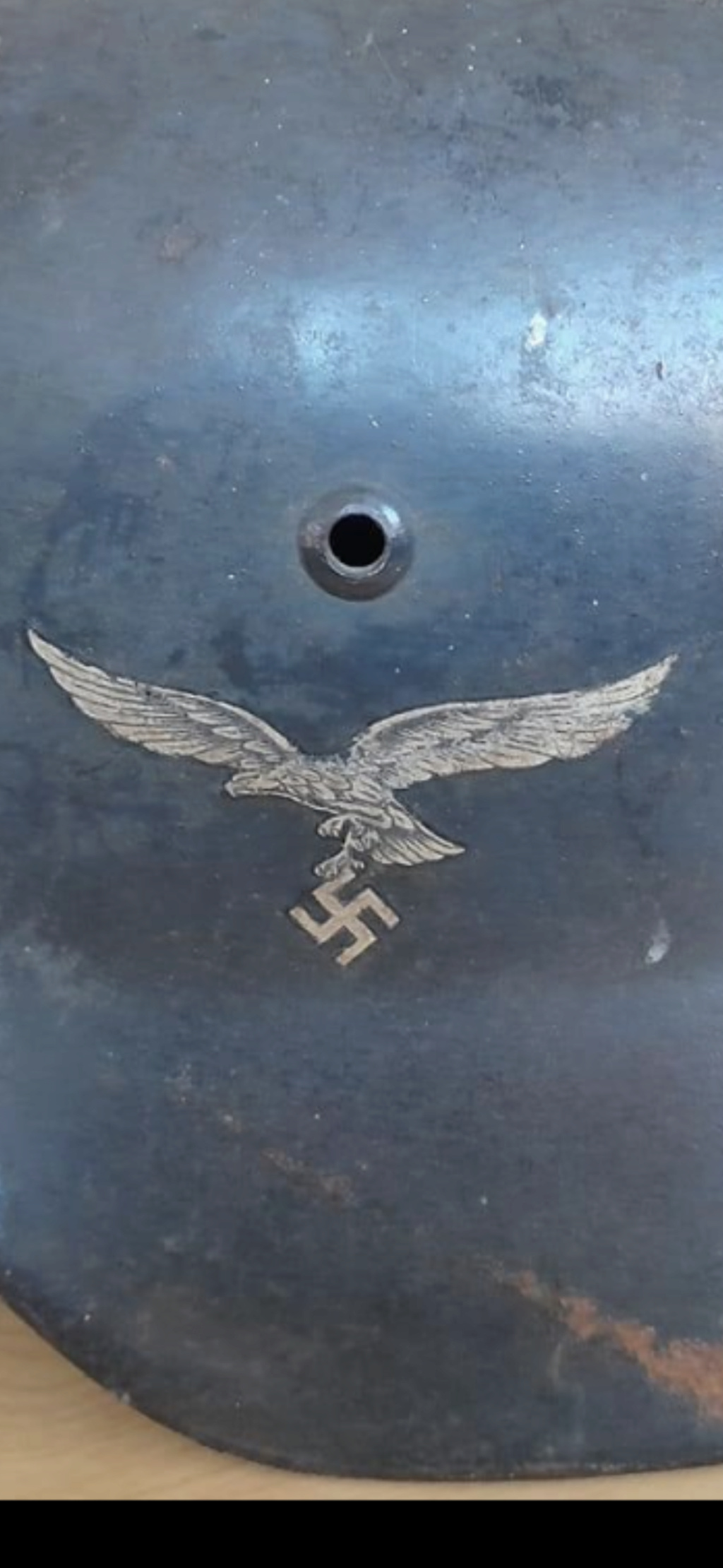 Coque casque allemand Luftwaffe m35 1c802510