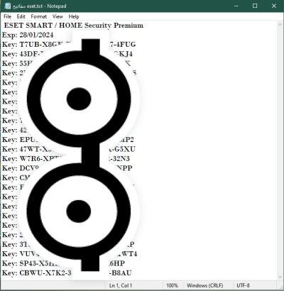 مفاتيح تفعيل ESET NOD32 مجانًا 2023 Unt11110