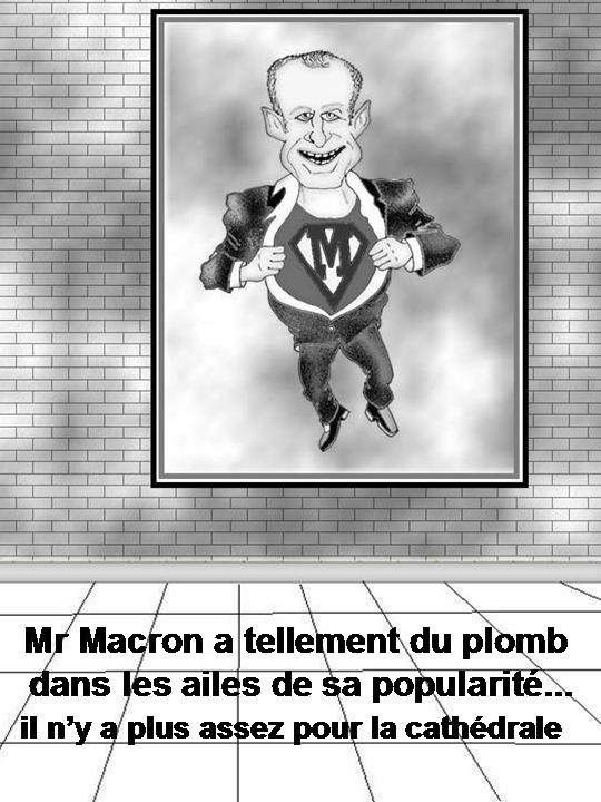 Reconstruction de Notre-Dame : une association appelle Emmanuel Macron à renoncer à l'utilisation du plomb Macron57