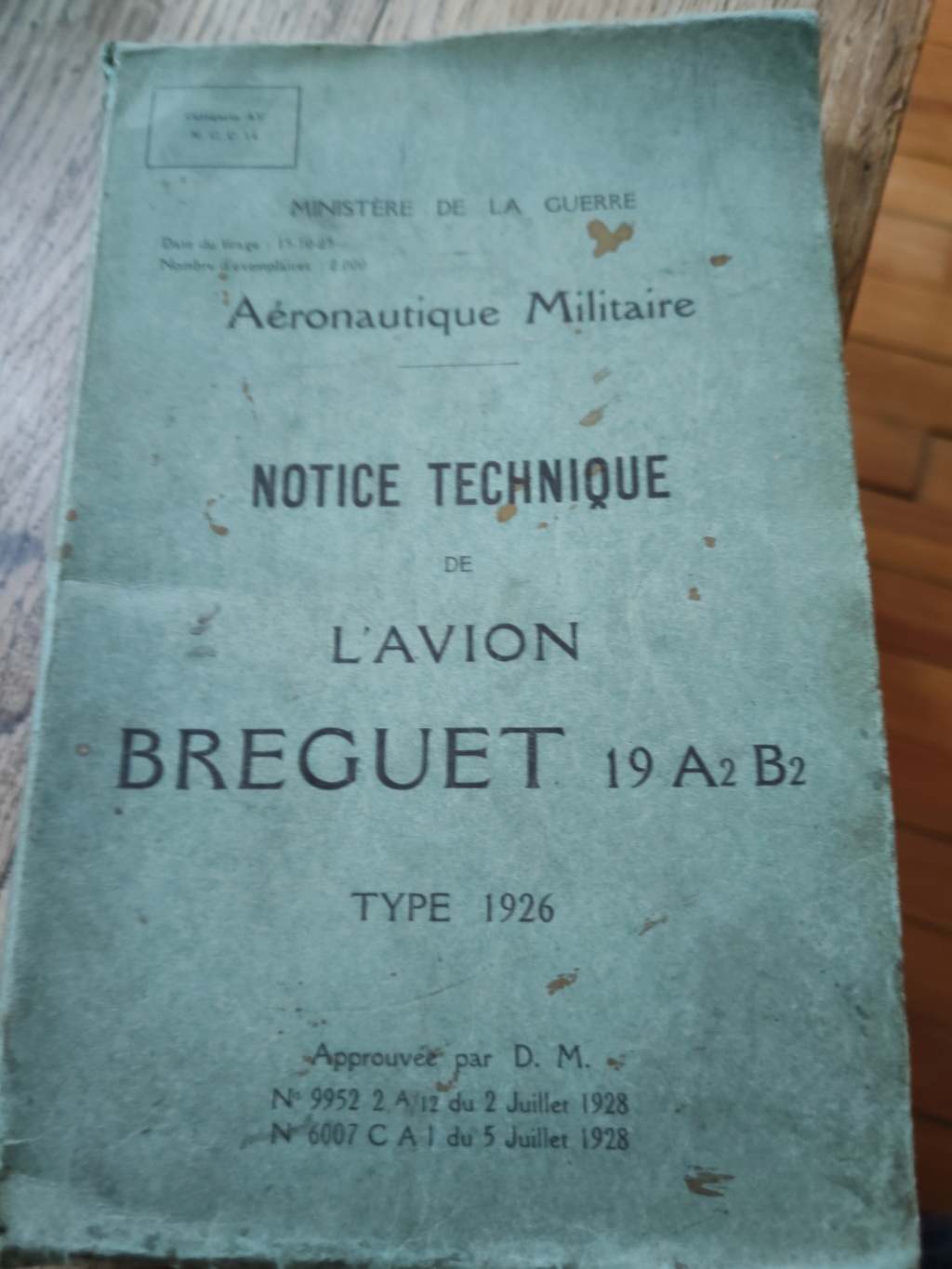 Une demis hélice à identifier Breguet19 Img20153