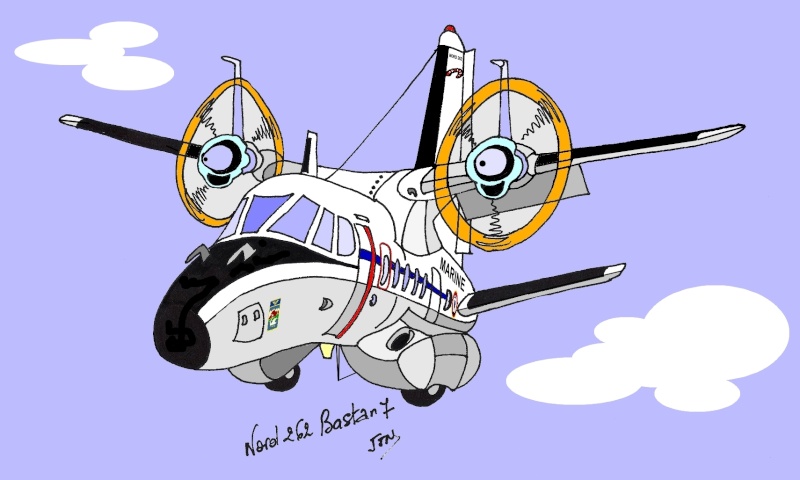 Mes caricatures et dessins d'avions et hélicos. - Page 6 Nord_214