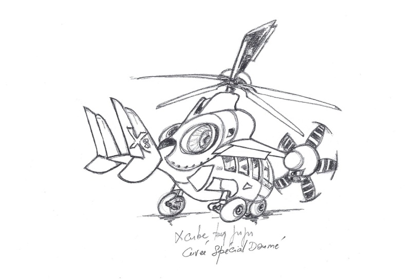 Mes caricatures et dessins d'avions et hélicos. - Page 9 X3_spa10