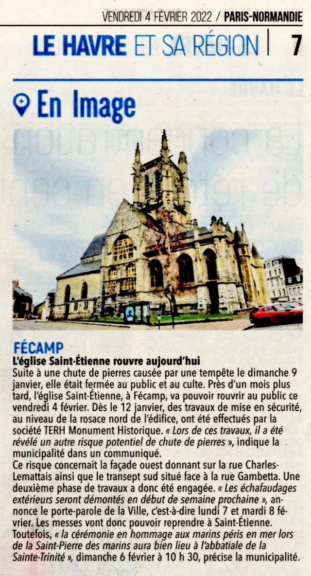 FECAMP - Fécamp - Eglise Saint-Etienne à consolider 2022-026