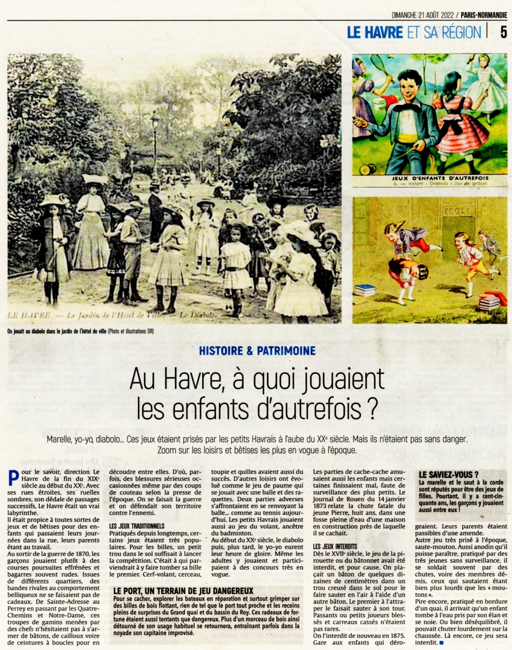 Au Havre, à quoi jouaient les enfants d'autrefois ? 2022-122