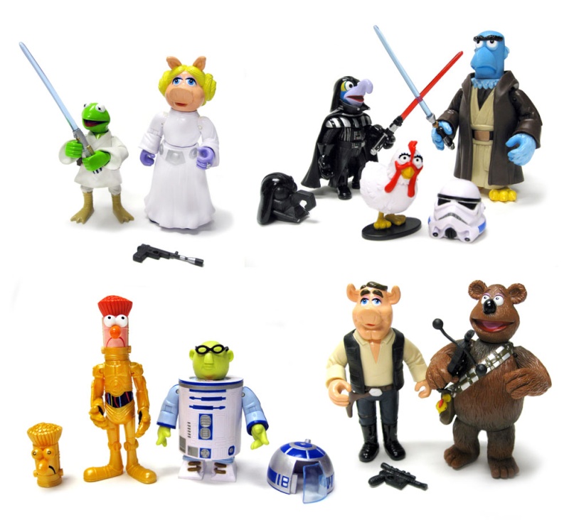 Star Wars Muppets action figures 2011-20.. Group10