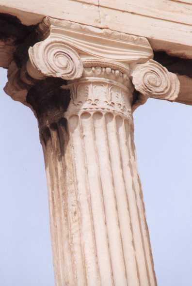 Les trois principaux styles de colonnes Athene10