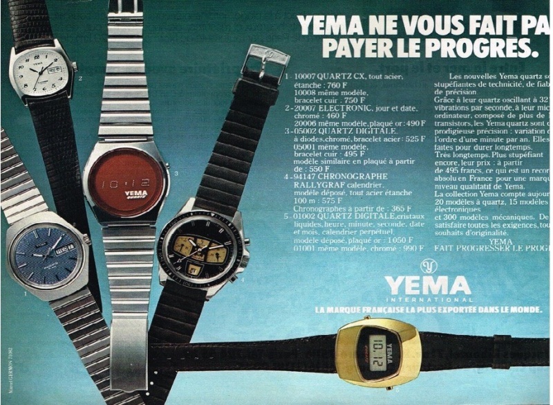 Yema - Yema Fairchild années 70's - Besoin d'aide 9600d610