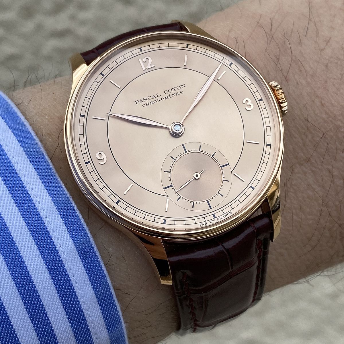 Le Chronomètre Calibre 19 de Pascal Coyon Pc0510