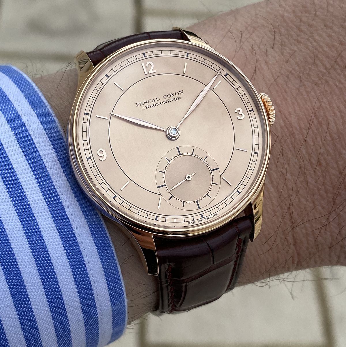 Le Chronomètre Calibre 19 de Pascal Coyon Pc0910