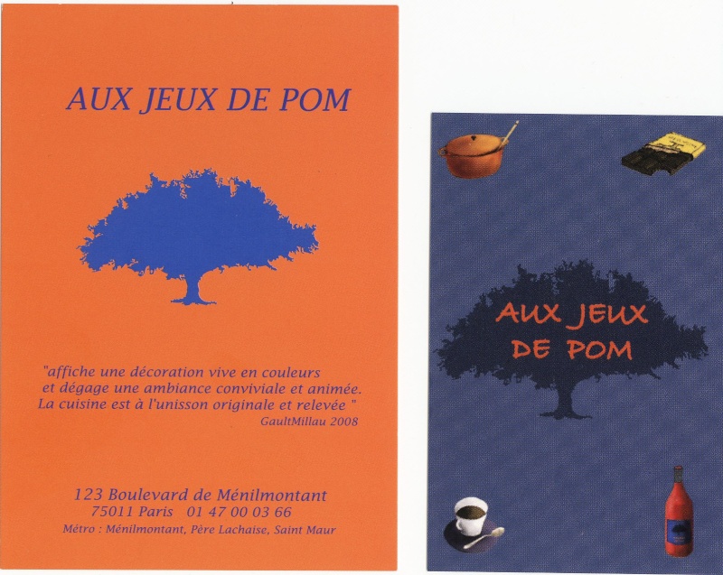 "AUX JEUX DE POM" un petit resto sympa à PARIS Img11