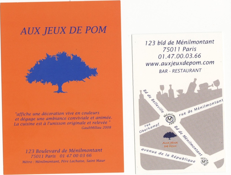 "AUX JEUX DE POM" un petit resto sympa à PARIS Img_0014