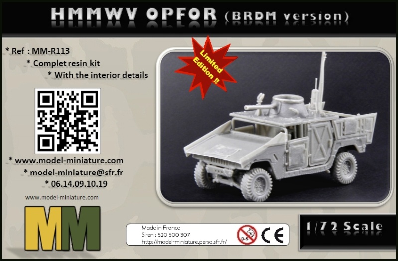 HMMWV Opfor, Puma Batash, Decal.. chez Model Miniature Box_op10