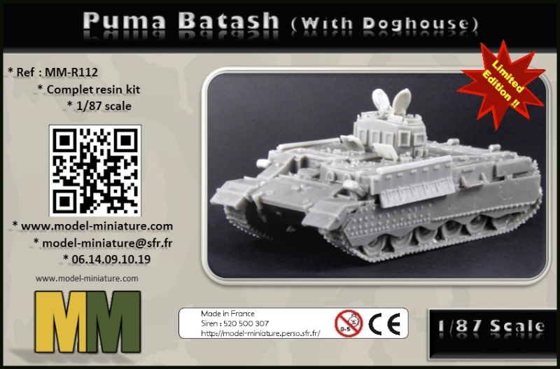 HMMWV Opfor, Puma Batash, Decal.. chez Model Miniature Box_pu10