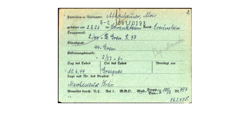 Documents Götz von Berlichingen Normandie  Alois_10