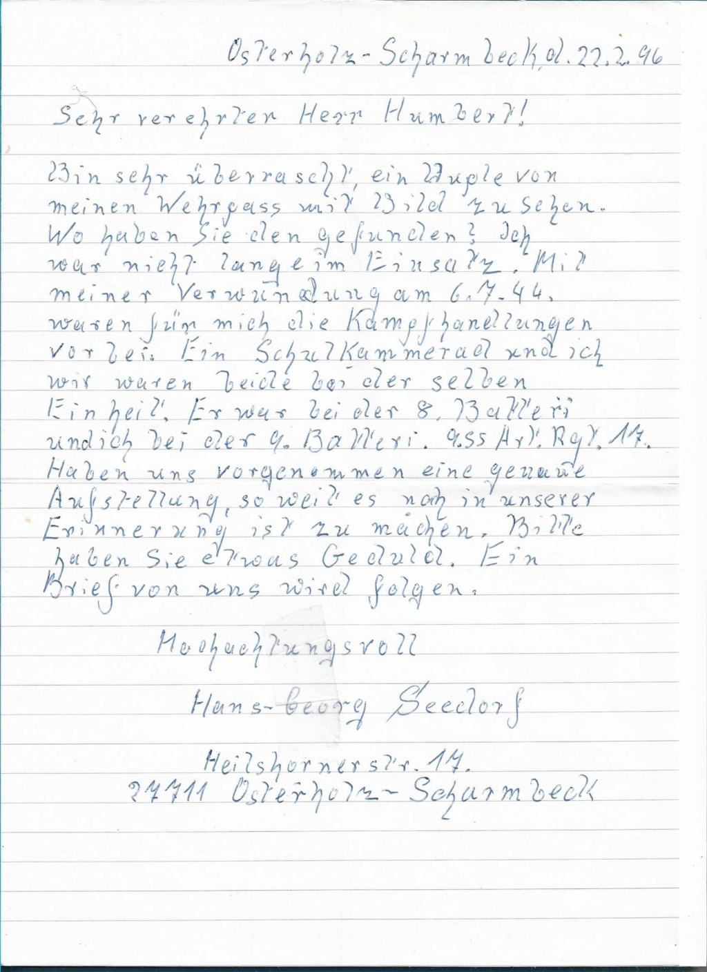 Documents Götz von Berlichingen Normandie  Gvb1510