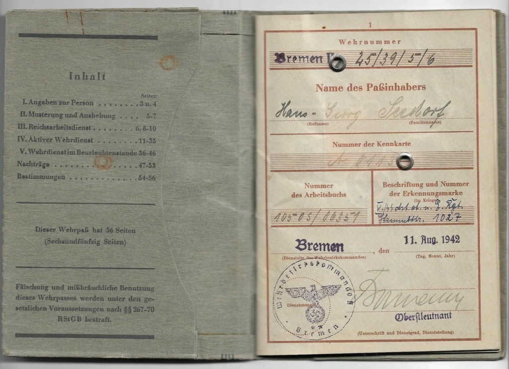 Documents Götz von Berlichingen Normandie  Gvb211