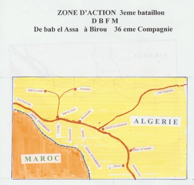 Les cartes des zones d'action du 3eme bataillon Numari11