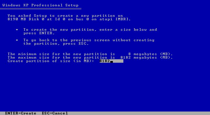 Kako instalirati Windows XP Txp_p017
