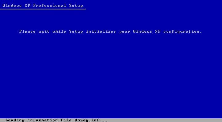Kako instalirati Windows XP Txp_p110