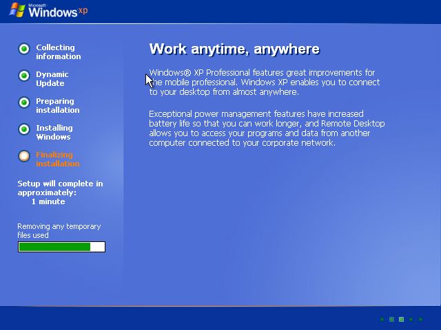 Kako instalirati Windows XP Txp_p219