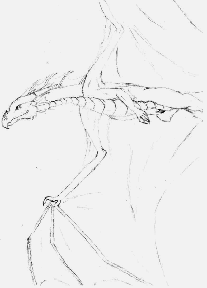 Hand-drawn Dragons by me (Update as of 12/27/08!) Flying10