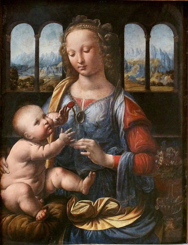 La Virgen del clavel - Leonardo da Vinci 125410