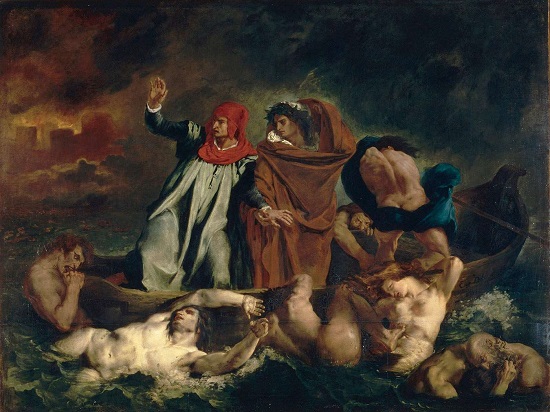 La barca de Dante-Eugène Delacroix 2_dant10