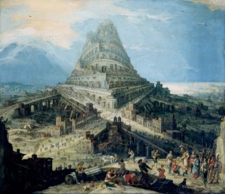 Construcción de la Torre de Babel-Hendrick van Cleef Cleve-10