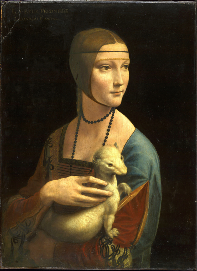 La dama del armiño-Leonardo da Vinci Dama_z10
