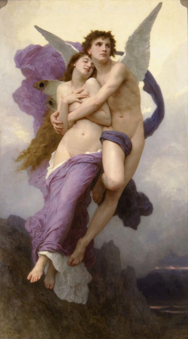 El rapto de Psique. William-Adolphe Bouguereau Eros_y10