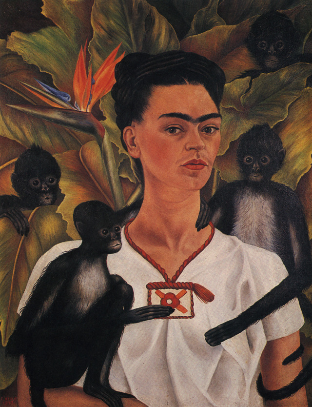 Autorretrato con Mono-Frida Kahlo Fridaa10