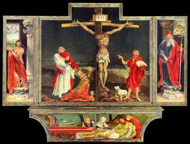 La crucifixión-Matthias Grünewald Grunew10