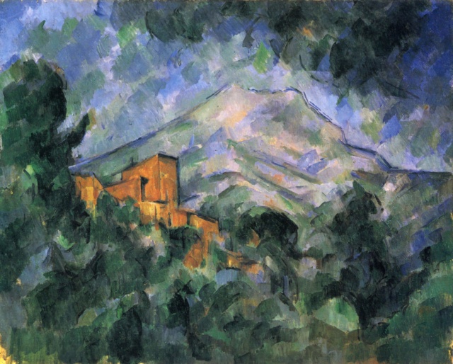 La montaña Sainte-Victoire y el Castillo Negro -Cézanne La_mon10