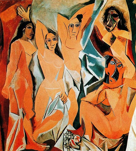 Las señoritas de Avignon. Pablo Picasso Las-se10