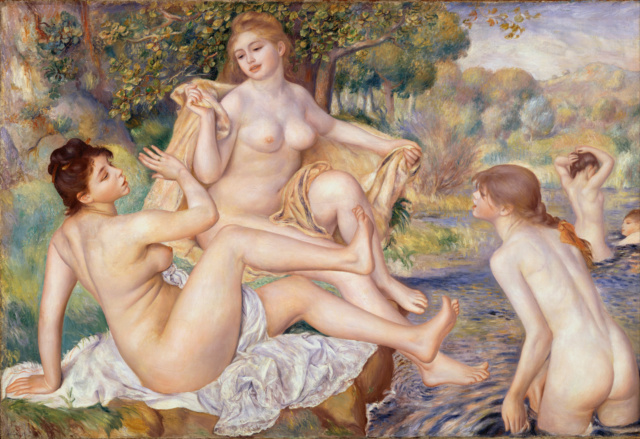 Las grandes bañistas-Renoir Pierre11