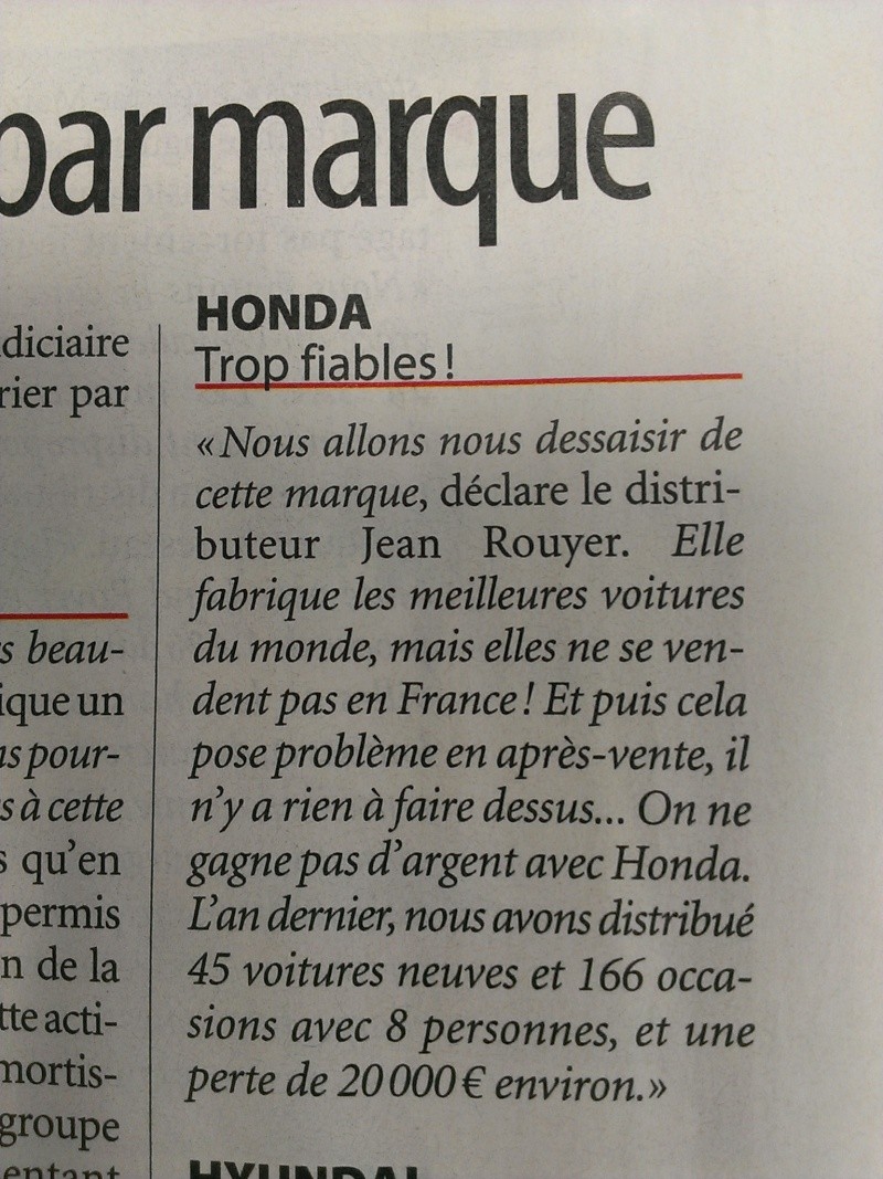 Fiabilité Honda, mythe ou légende ?  2212710