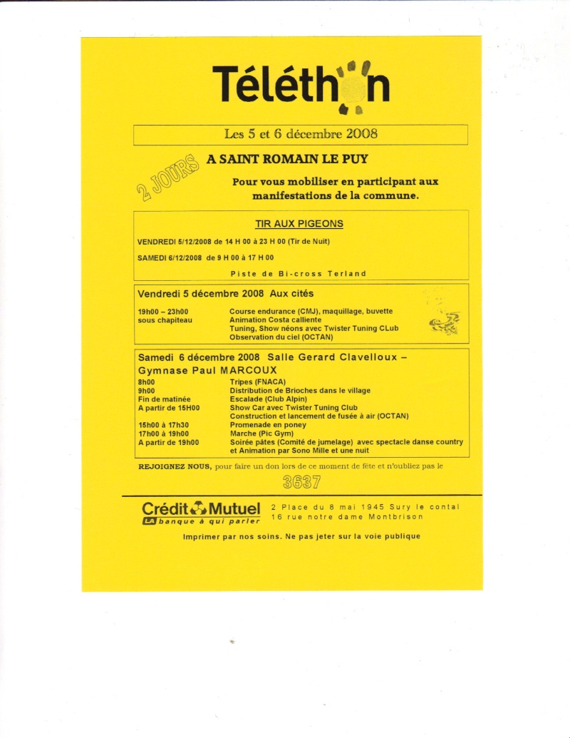 Telethon de St Romain 19-11-10