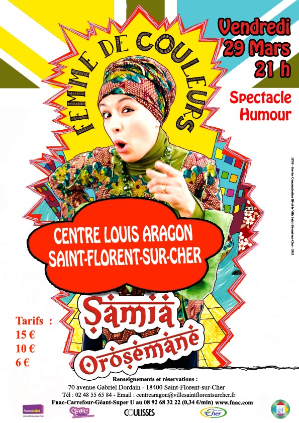 Spectacle Humour Samia Orosemane Affich14