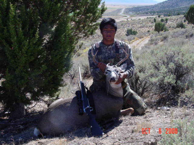 local boy living in nevada mullie hunt with grandpa Reyven13
