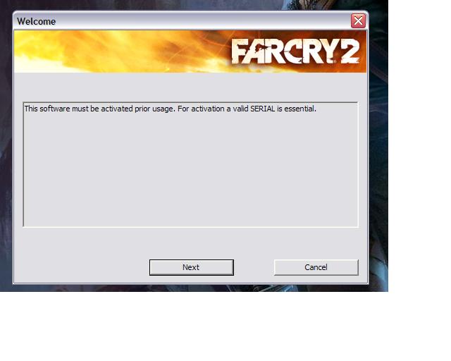 Far Cry 2 SERIAL 110